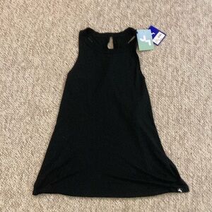 Joylab split hem tank top Black Size Small NWT